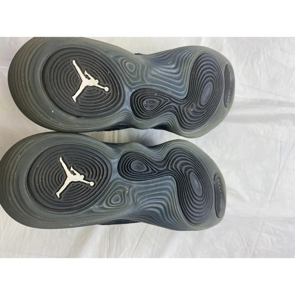 New Mens Jordan Super Fly 2017 Low Basketball Shoes AA2547- 021 Black Sz 8